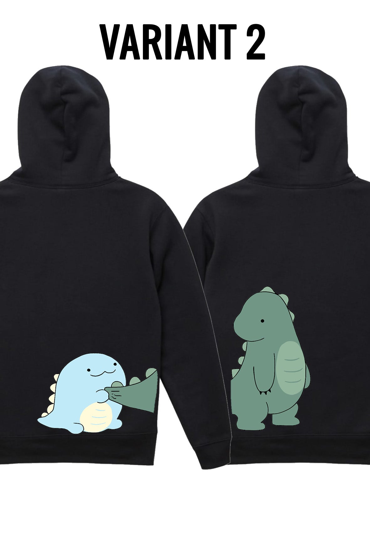 MIKINY PRE PÁR DINO - potlač